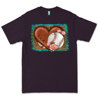 Plum western leopard baseball heart Premium Tee - HRA Design Shop