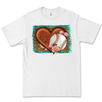 White western leopard baseball heart Premium Tee - HRA Design Shop