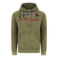 Vintage Olive jesus is the reason Vintage Hoodie - AdoDesignShop