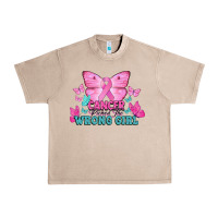 French Oak cancer picked the wrong girl Urban Heavy Tee - NancyCooperArtShop