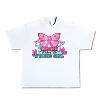 White cancer picked the wrong girl Urban Heavy Tee - NancyCooperArtShop