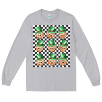 Moon Dust boujee checker board leprechaun Long Sleeve Tee - MaliasSmallBusiness