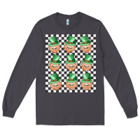 Smoke boujee checker board leprechaun Long Sleeve Tee - MaliasSmallBusiness
