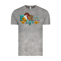 Cloud Rock Western Farm Life Rooster Head Vintage Tee - LillyAllenDesigns