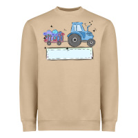 Mushroom easter tractor boy Heavyweight Sweatshirt - MaliasSmallBusiness
