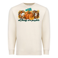 Sandshell With God All Things Are Possible Premium Sweatshirt - texasbilliewilder