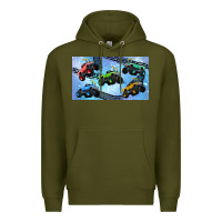 Army Green Children trucks Premium Hoodie - TumblerDesignByShophia