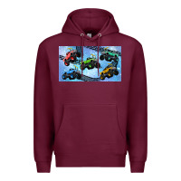 Burgundy Children trucks Premium Hoodie - TumblerDesignByShophia
