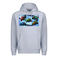 Heather Grey Children trucks Premium Hoodie - TumblerDesignByShophia