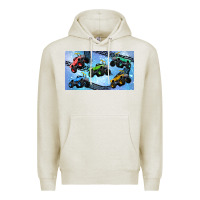 Oatmeal Heather Children trucks Premium Hoodie - TumblerDesignByShophia