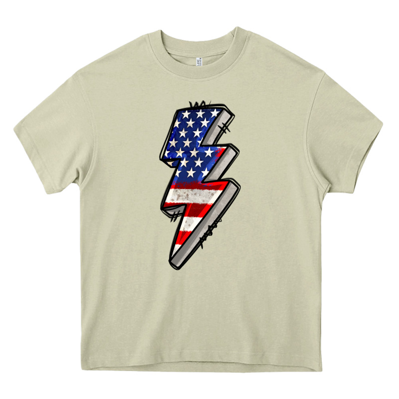 American Lightning Bold 4th Of July Heavy Core Tee by CowGirlArtShop | Teevron