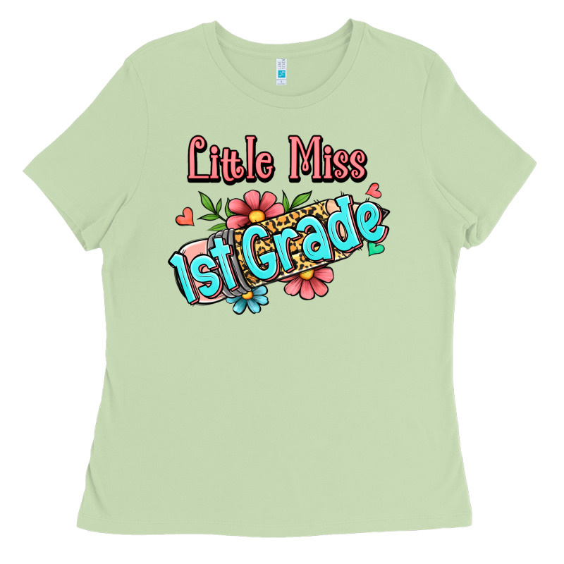 Little Miss First Grade Ladies Tee by RanaPortraitStore | Teevron