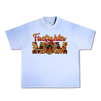 American Firefighter Mom Urban Heavy Tee | Teevron