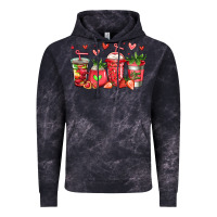 Cloud Black strawberry coffee cups Vintage Hoodie - Jasminsmagicworld
