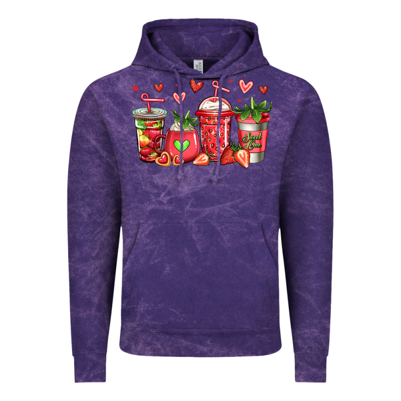 Strawberry Coffee Cups Vintage Hoodie by Jasminsmagicworld | Teevron