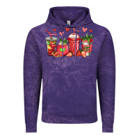 Cloud Purple strawberry coffee cups Vintage Hoodie - Jasminsmagicworld