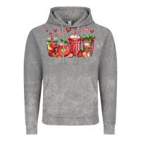 Cloud Rock strawberry coffee cups Vintage Hoodie - Jasminsmagicworld