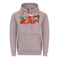 Vintage Zinc strawberry coffee cups Vintage Hoodie - Jasminsmagicworld