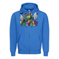 True Royal spooky crusher monster truck Zipper Hoodie - LillyAllenDesigns