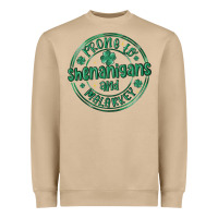 Mushroom prone to shenanigans and malarkey Heavyweight Sweatshirt - MaliasSmallBusiness