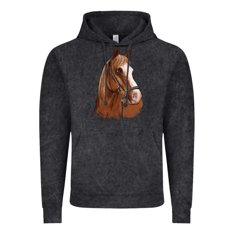 Horse Portrait Vintage Hoodie by Artiststas | Teevron