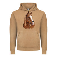 Vintage Camel horse portrait Vintage Hoodie - Artiststas