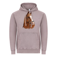 Vintage Zinc horse portrait Vintage Hoodie - Artiststas