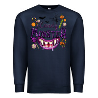 Navy Candy Monster Premium Sweatshirt - texasbilliewilder