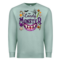 Seafoam Candy Monster Premium Sweatshirt - texasbilliewilder
