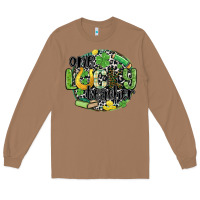 Toasted Coconut one lucky teacher Long Sleeve Tee - MaliasSmallBusiness