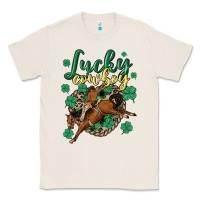 Natural lucky cowboy Classic Tee - MaliasSmallBusiness