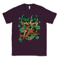 Plum lucky cowboy Classic Tee - MaliasSmallBusiness
