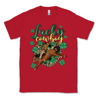 Red lucky cowboy Classic Tee - MaliasSmallBusiness