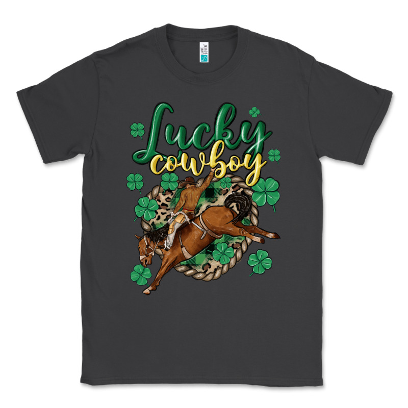 Lucky Cowboy Classic Tee by MaliasSmallBusiness | Teevron