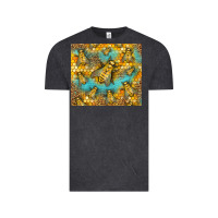 Vintage Black Bumble Bees Vintage Tee - LillyAllenDesigns