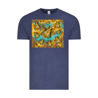 Vintage Denim Bumble Bees Vintage Tee - LillyAllenDesigns
