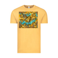 Vintage Mustard Bumble Bees Vintage Tee - LillyAllenDesigns