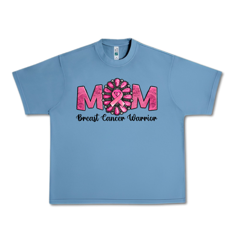 Breast Cancer Warrior Mom Urban Heavy Tee by Jasminsmagicworld | Teevron