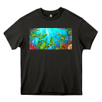 Asphalt lobster license plate Heavy Core Tee - BarkalooDesign