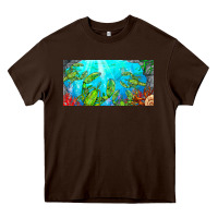 Chocolate Brown lobster license plate Heavy Core Tee - BarkalooDesign