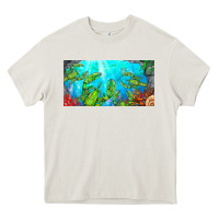 Cream lobster license plate Heavy Core Tee - BarkalooDesign
