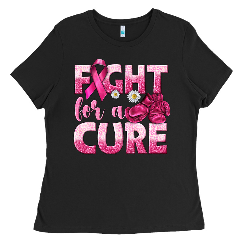Fight For A Cure Ladies Tee by texasbilliewilder | Teevron