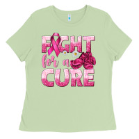 Matcha Fight For a Cure Ladies Tee - texasbilliewilder