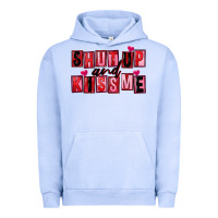 Pigment Grape Ice Shut up and kiss me Urban Hoodie - FaDigitalArtStudio