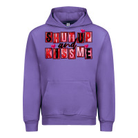 Tulip Shut up and kiss me Urban Hoodie - FaDigitalArtStudio