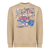 Mushroom can't talk right now doing nurse stuff Heavyweight Sweatshirt - MaliasSmallBusiness