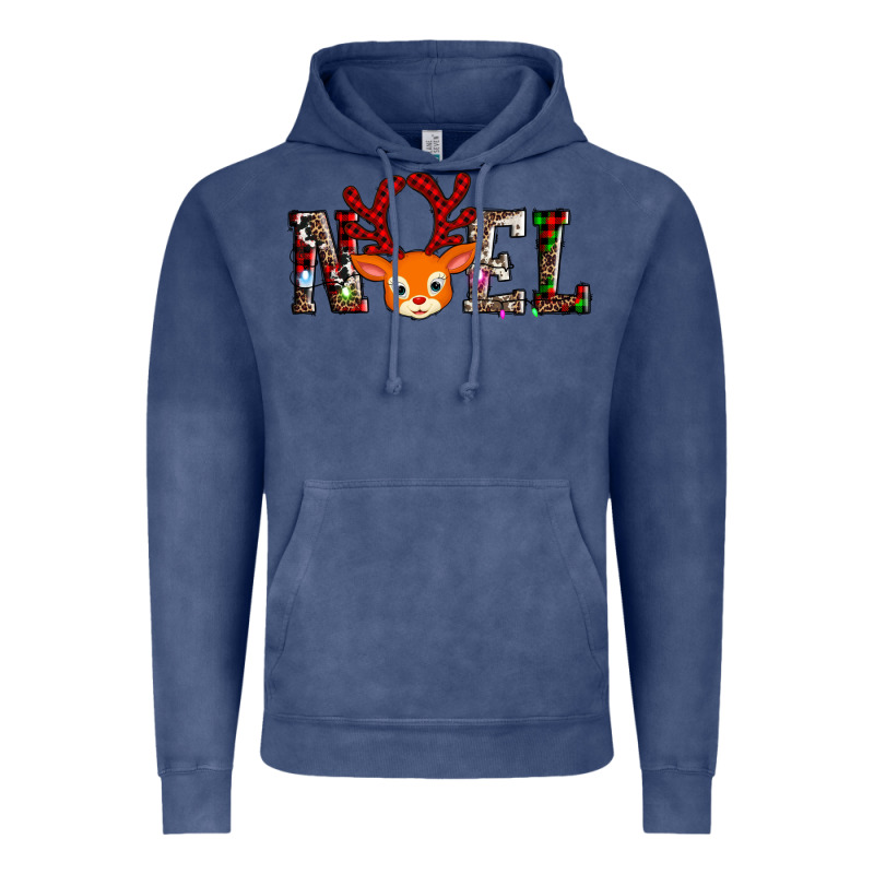 Noel Reindeer Vintage Hoodie by AdoDesignShop | Teevron