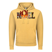 Vintage Mustard noel reindeer Vintage Hoodie - AdoDesignShop