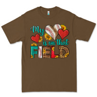 Cacao my heart is on that field baseball Premium Tee - HRA Design Shop