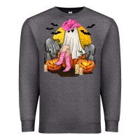 Charcoal Heather Halloween Cowgirl Costumes Premium Sweatshirt - texasbilliewilder